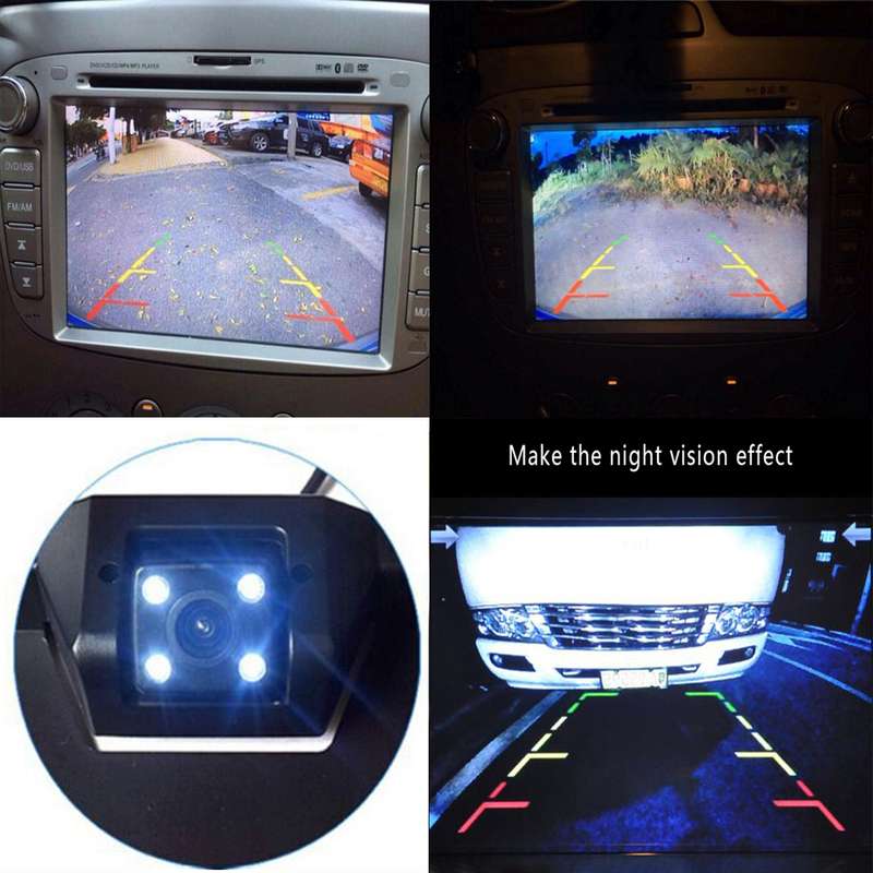 JX-9488 720x540 Effective Pixel NTSC 60HZ CMOS II Universal Waterproof Car Rear View Backup Camera w