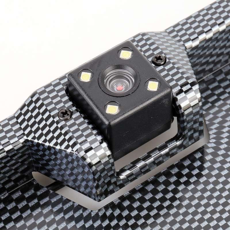 JX-9488 720x540 Effective Pixel NTSC 60HZ CMOS II Universal Waterproof Car Carbon Fiber Rear View Ba