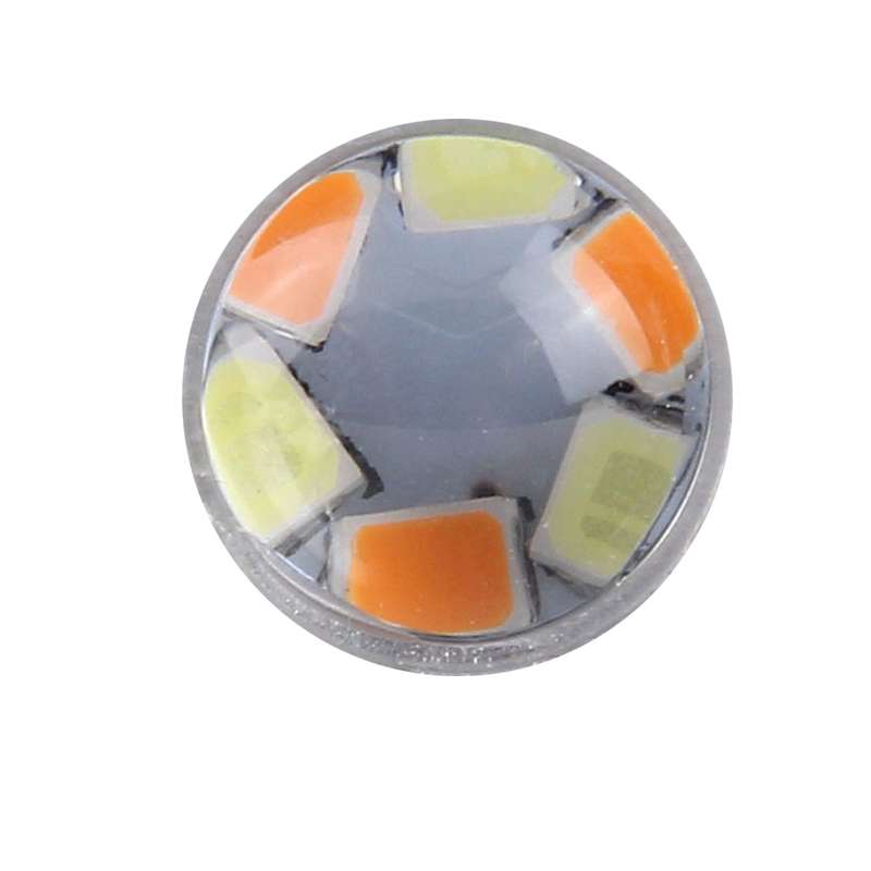 2 PCS T25/3157 10W 1000 LM 6000K White + Yellow Light Turn Signal Light with 42 SMD-2835-LED Lamps A