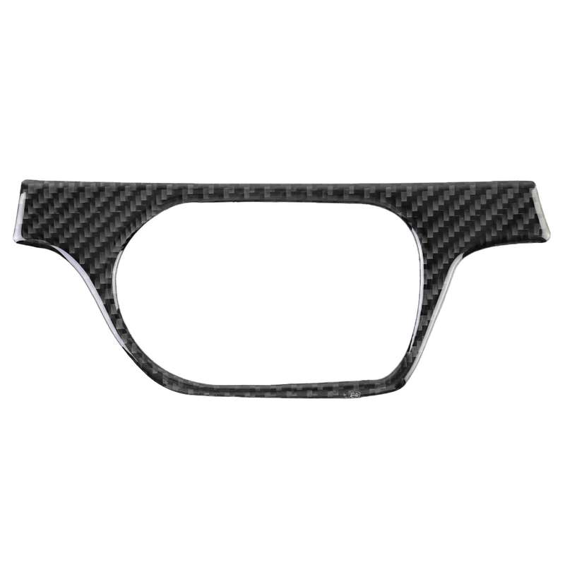Carbon Fibre Car Headlight Switch Decorative Sticker for Audi Q3 2013-2018