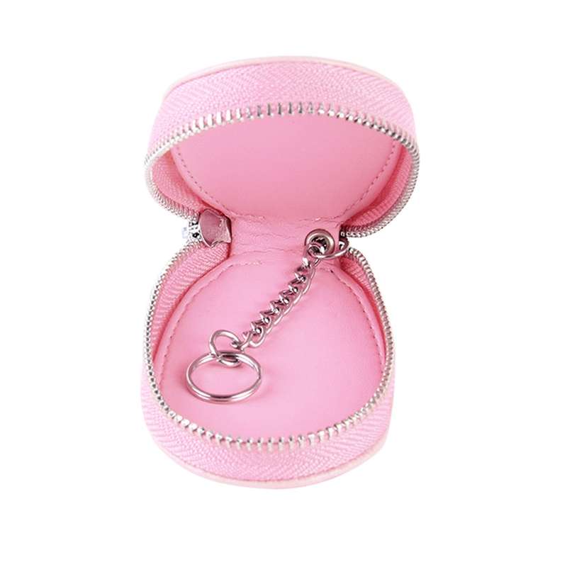 Universal Leather Crocodile Texture Waist Hanging Zipper Wallets Key Holder Bag (No Include Key)(Bla