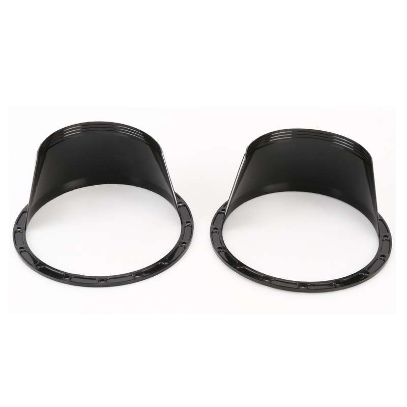 2 PCS 6.5 inch Car Auto Loudspeaker Plastic Waterproof Cover with Protective Cushion Pad, Inner Diam