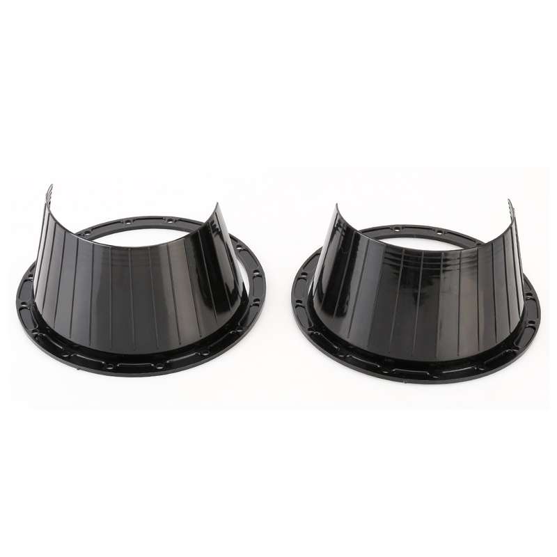 2 PCS 6.5 inch Car Auto Loudspeaker Plastic Waterproof Cover with Protective Cushion Pad, Inner Diam