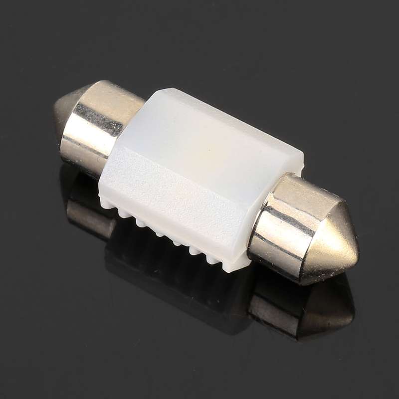 2 PCS 31mm DC12V 1.7W 6000K 135LM 2LEDs SMD-3030 Car Reading Lamp, with Decoder