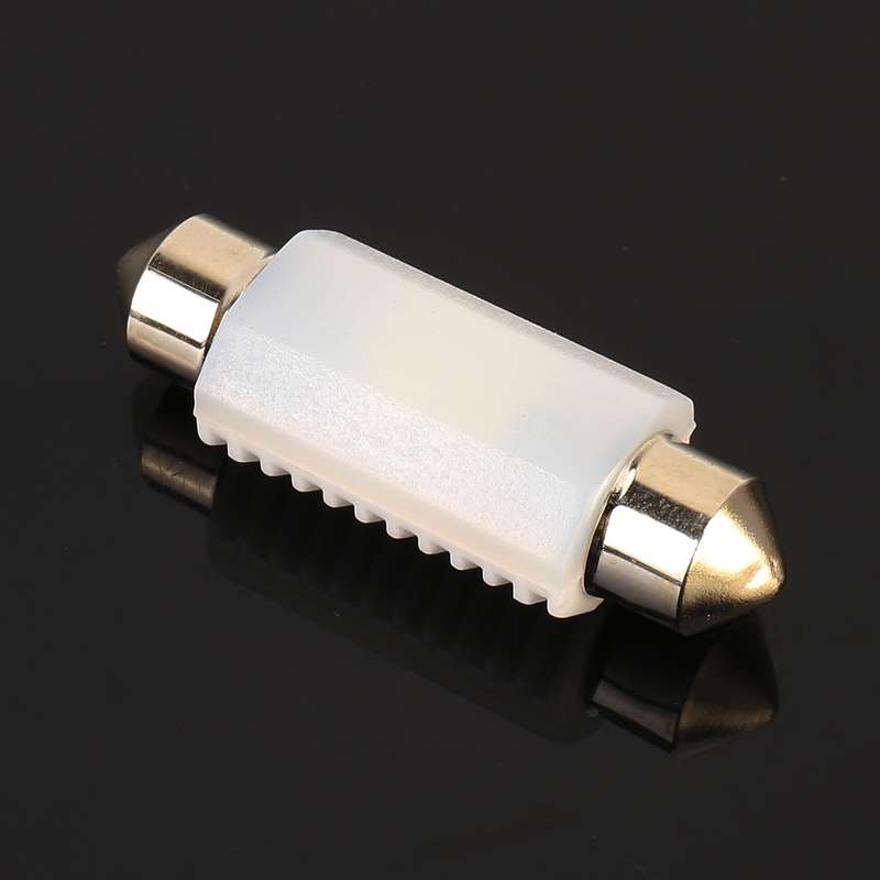 2 PCS 39mm DC12V 1.7W 6000K 135LM 2LEDs SMD-3030 Car Reading Lamp, with Decoder