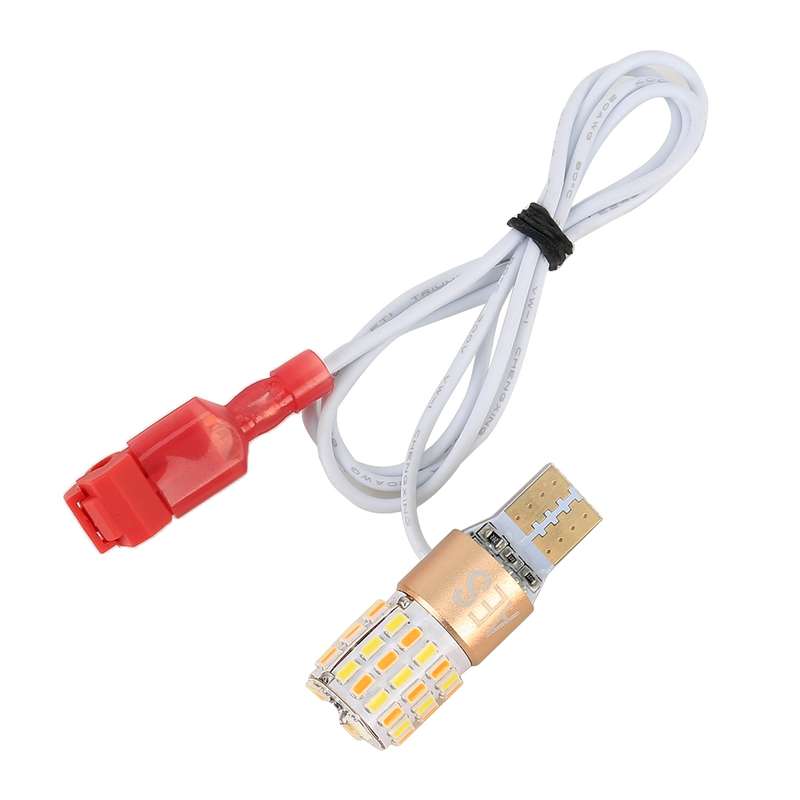 2 PCS T10 DC12V / 2.2W / 6000K / 160LM Car Auto Turn Lights / Running Lights (Turn: Yellow Light; Ru