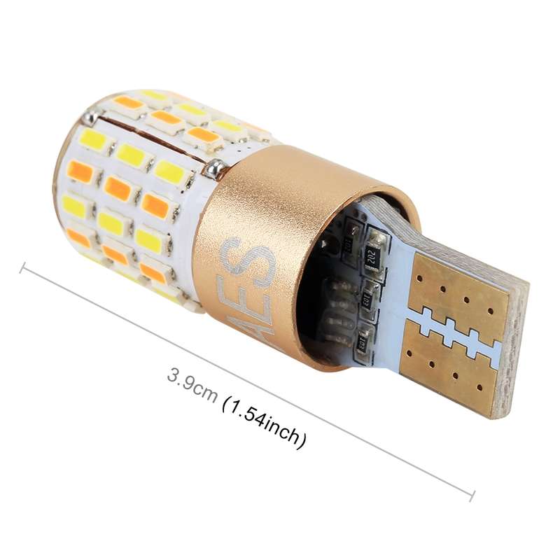 2 PCS T10 DC12V / 2.2W / 6000K / 160LM Car Auto Turn Lights / Running Lights (Turn: Yellow Light; Ru