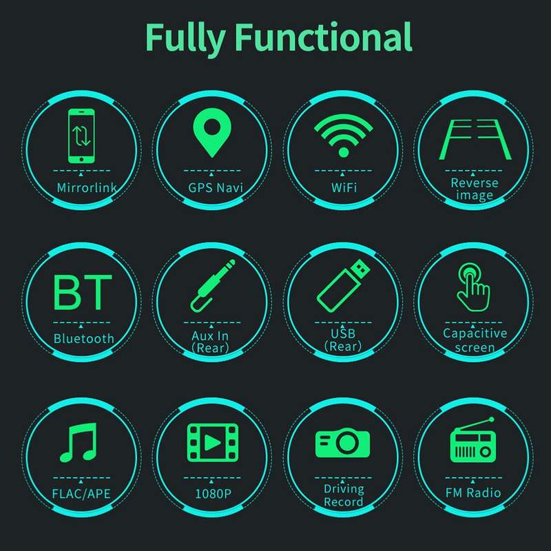 9093 HD 9 inch Car Android 8.1 Radio Receiver MP5 Player for Volkswagen, Support FM & Bluetooth & TF