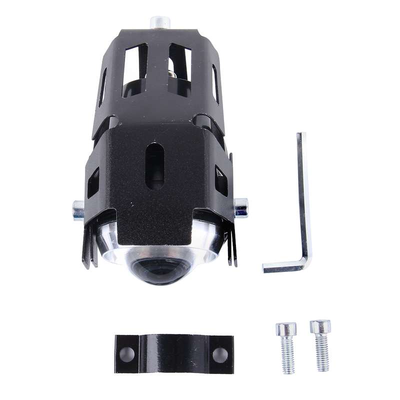 U5 10W 1000LM LED External Motorcycle Headlight Lamp, DC 12-80V(White Light)