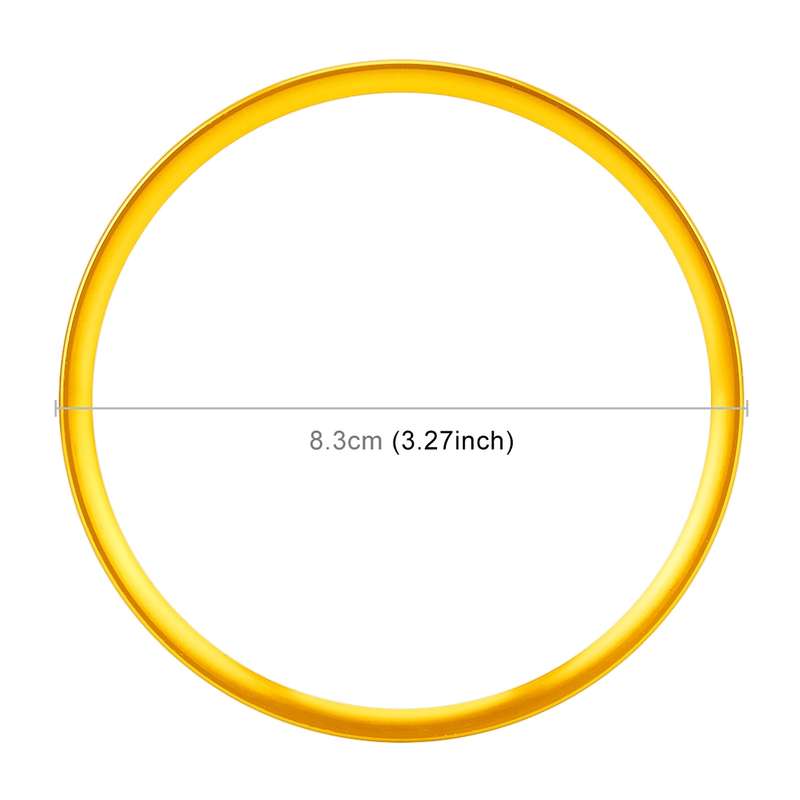 Car Auto Steering Wheel Ring Cover Trim Sticker Decoration for Audi A4L / A3 / A5 2017-2019(Purple)