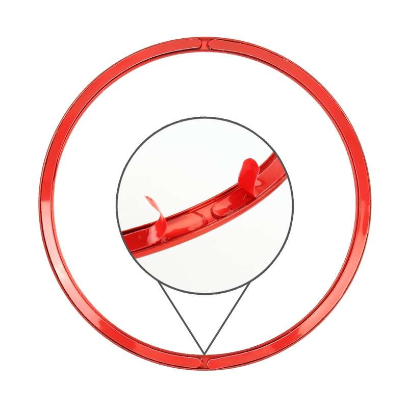 Car Auto Steering Wheel Ring Cover Trim Sticker Decoration for Audi A4L / A3 / A5 2017-2019(Purple)
