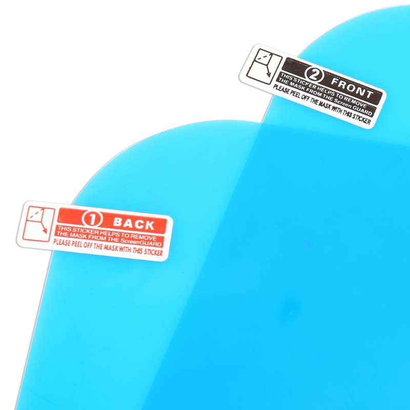 Truck PET Rearview Mirror Protective Window Clear Anti-fog Waterproof Rain Shield Film