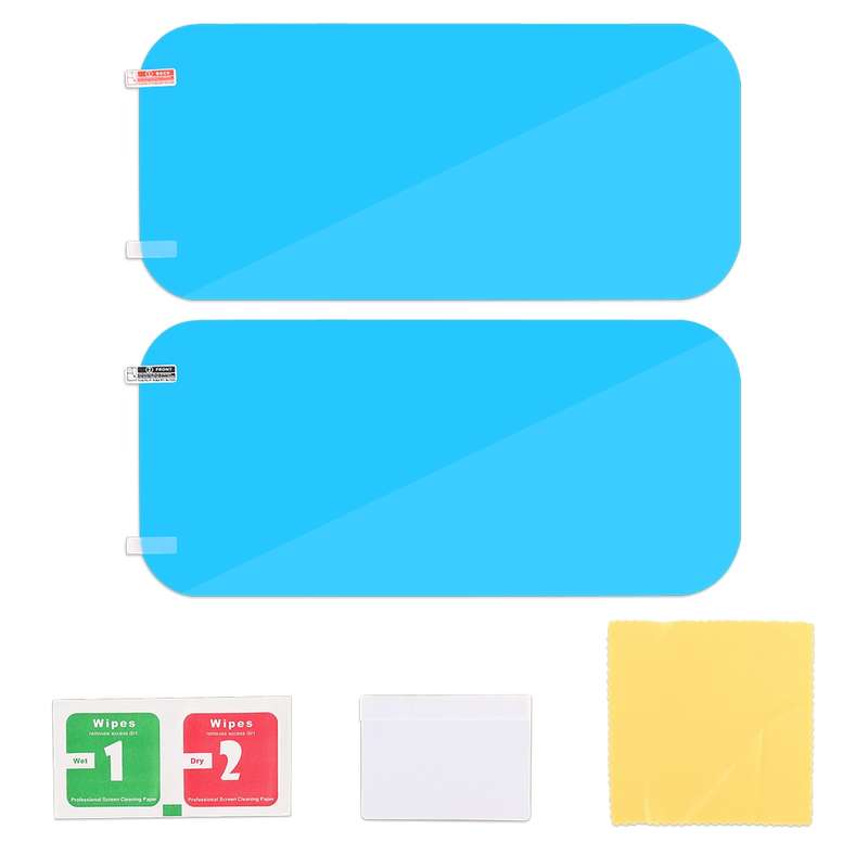 Truck PET Rearview Mirror Protective Window Clear Anti-fog Waterproof Rain Shield Film