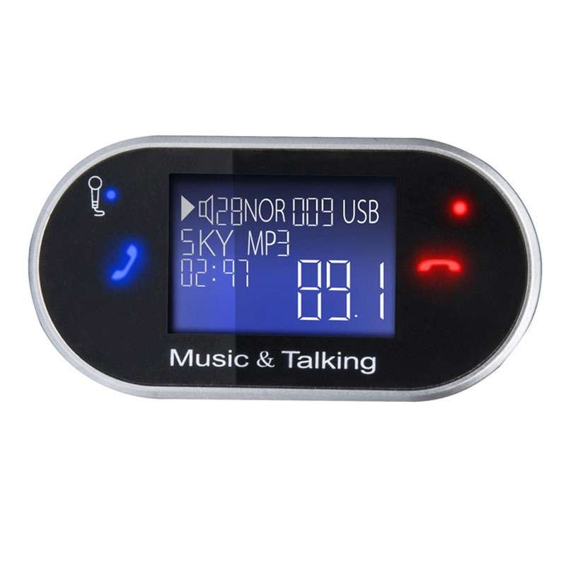 630C Chicken Leg Shape Car Stereo Radio MP3 Audio Player, Bluetooth Hands-free Car Kit FM Transmitte