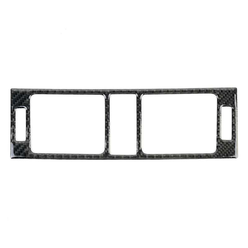 Car Dashboard Air Conditioning Frame Carbon Fiber Decorative Sticker for Mercedes-Benz W204 2007-201
