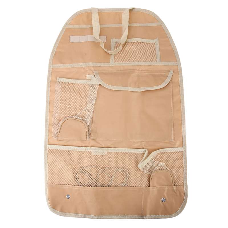 Auto Car Seat Back Organizer Car Seat Hanging Bag Storage for Drinks Cups Phones and Other Items (Kh