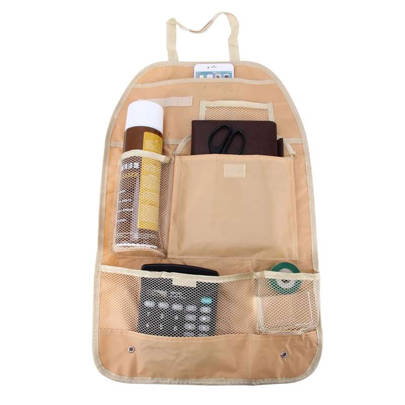 Auto Car Seat Back Organizer Car Seat Hanging Bag Storage for Drinks Cups Phones and Other Items (Kh