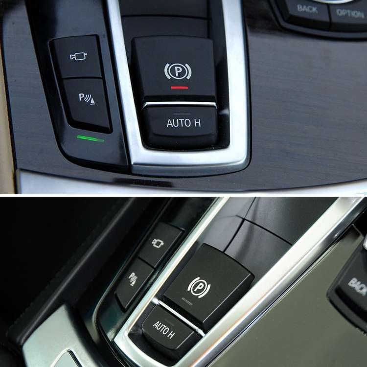Auto Parking Switch Cover Replacement Handbrake P Key Button 61316822518 for BMW 5 / 6 Series 2009-2