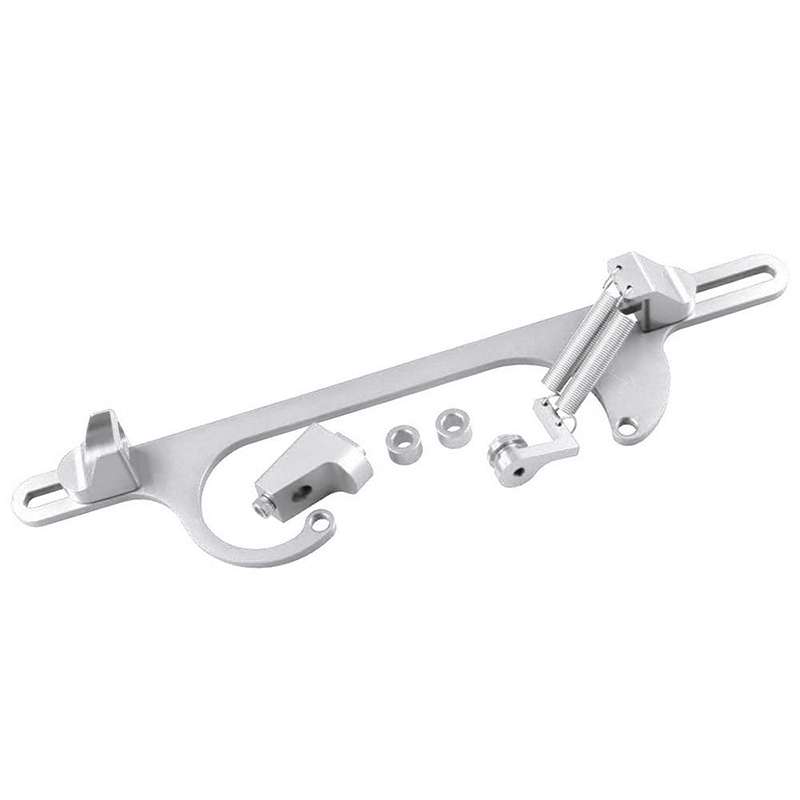 Car Modification Throttle Base Cable Base Section Aluminum Alloy Throttle Cable(Black)