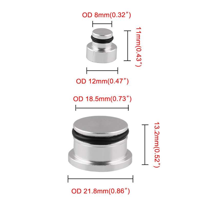 5 PCS Car Modified Inlet Manifold Swirl Flap Blanks Intake Manifold Valve Cylinder Head Screw X8R007