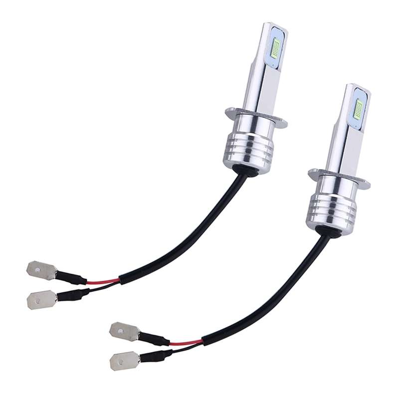 2 PCS H1 72W 1000LM 6000-6500K Super Bright Car Fog Light LED Bulbs, DC 12-24V(Yellow Light)