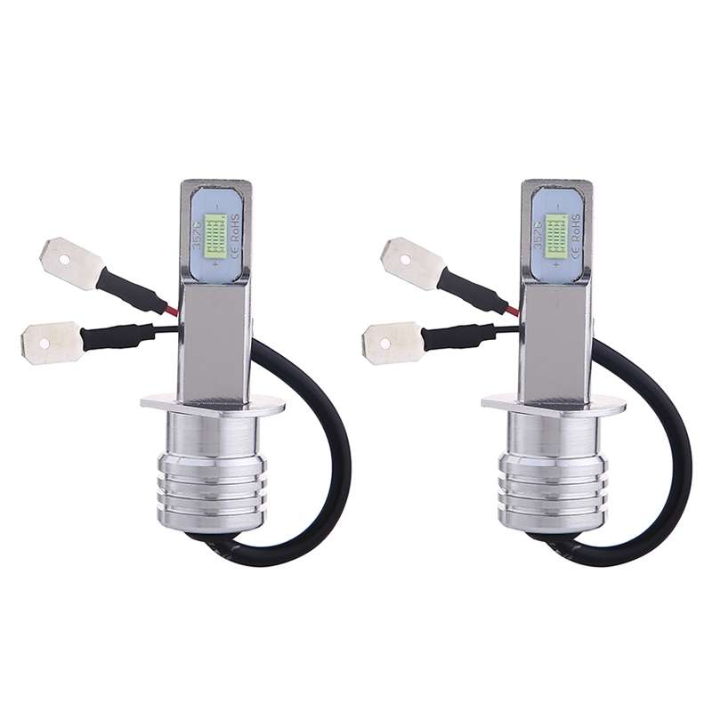 2 PCS H1 72W 1000LM 6000-6500K Super Bright Car Fog Light LED Bulbs, DC 12-24V(Yellow Light)