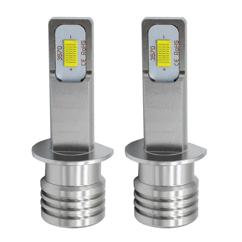 2 PCS H1 72W 1000LM 6000-6500K Super Bright Car Fog Light LED Bulbs, DC 12-24V(Yellow Light)