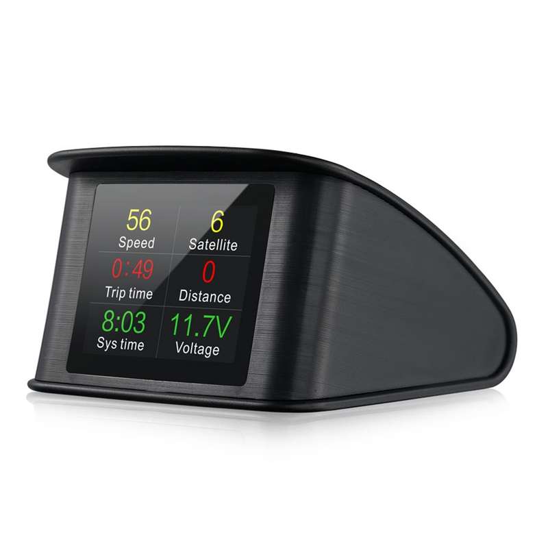 T600 HUD 2.2 inch Car GPS Smart Digital Meter with TFT LCD Multi-color, Speed & Driving Distance / T