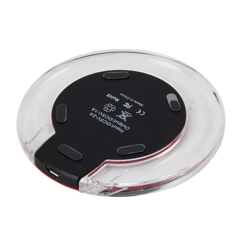 Safety Wireless and Limitless QI-standard Wireless Charger Fast Charging Charger with Micro USB Cabl