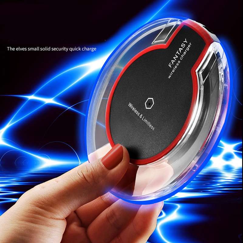 Safety Wireless and Limitless QI-standard Wireless Charger Fast Charging Charger with Micro USB Cabl