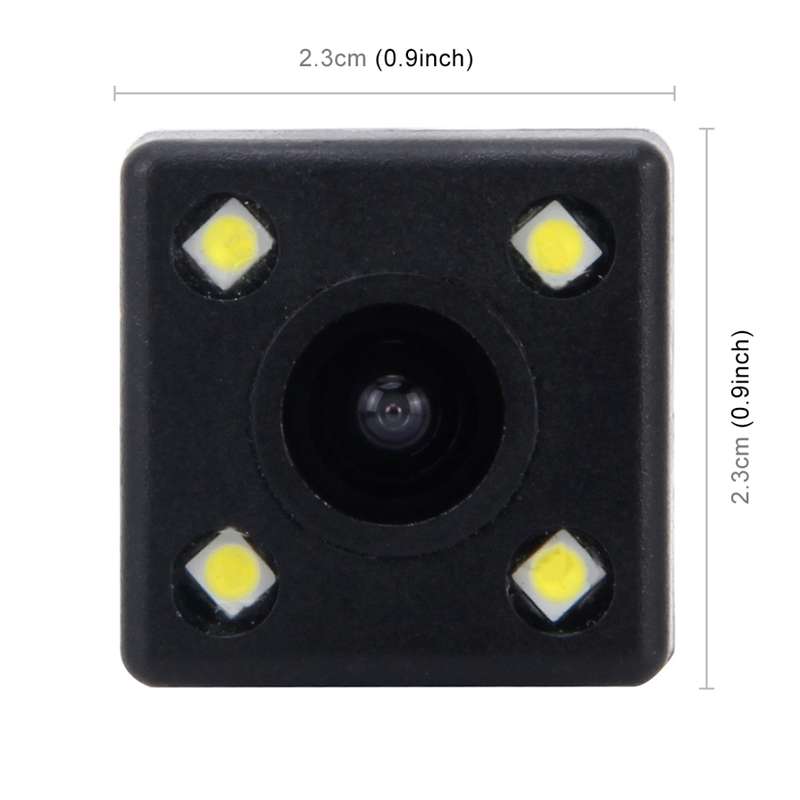 656x492 Effective Pixel HD Waterproof 4 LED Night Vision Wide Angle Car Rear View Backup Reverse Cam