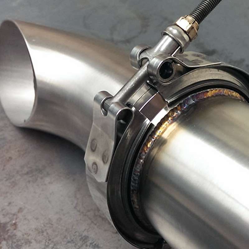 2.5 inch Car Turbo Exhaust Downpipe V-Band Clamp Stainless Steel 304 Flange Clamp