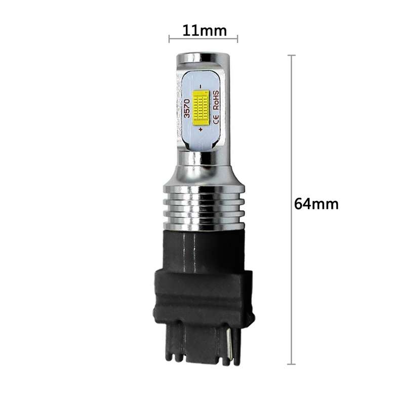 2 PCS 3156 72W 1000LM 6000-6500K Car Auto Turn Backup LED Bulbs Reversing Lights, DC 12-24V(Yellow L