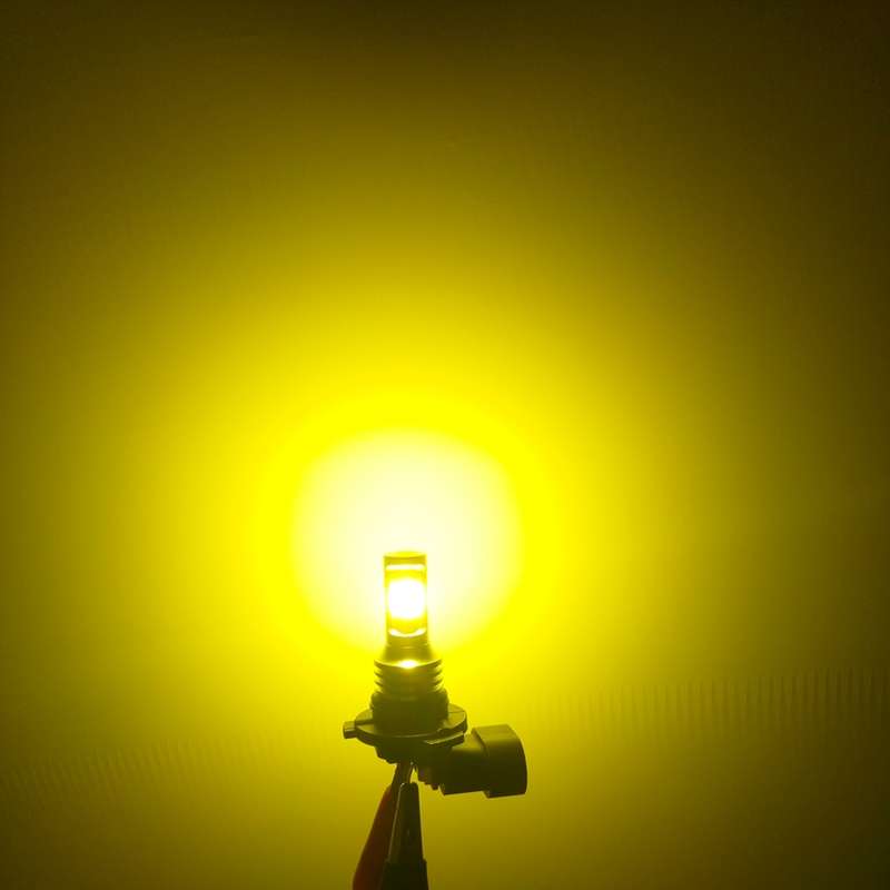 2 PCS 9006 HB4 72W 1000LM 6000-6500K Super Bright White Light Car Fog LED Bulbs, DC 12-24V(Yellow Li