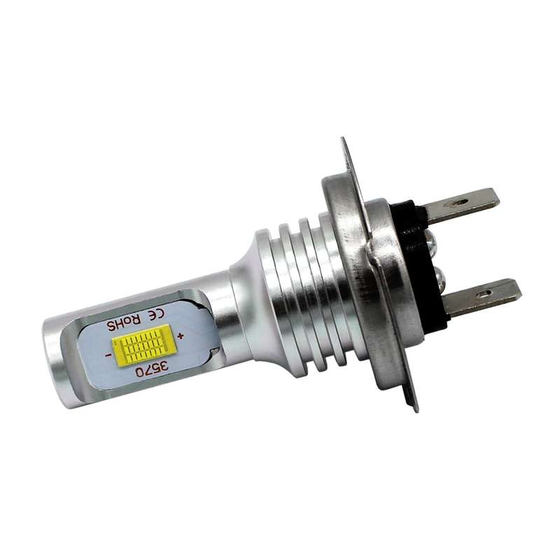 2 PCS H7 72W 1000LM 6000-6500K Super Bright White Light Car Fog LED Bulbs, DC 12-24V(Yellow Light)