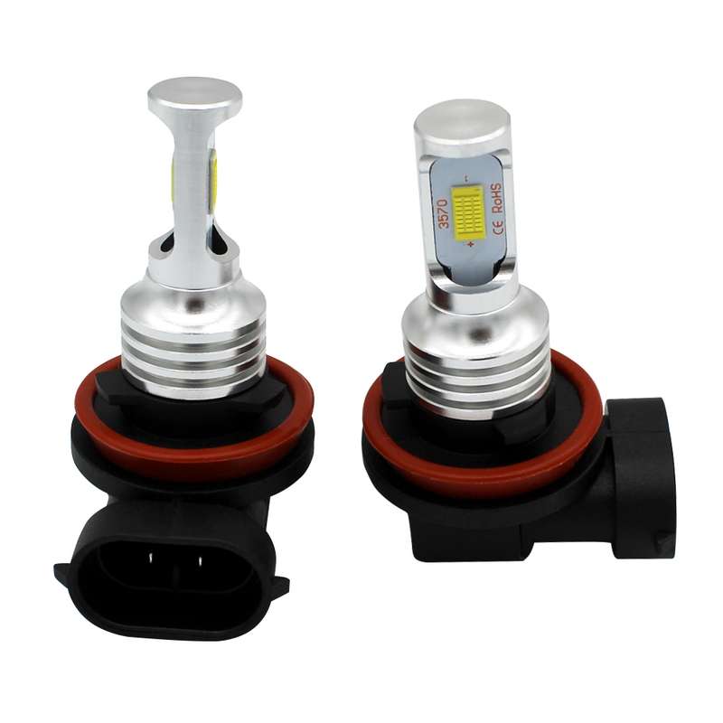 2 PCS H8/H11 72W 1000LM 6000-6500K Super Bright White Light Car Fog LED Bulbs, DC 12-24V(White Light