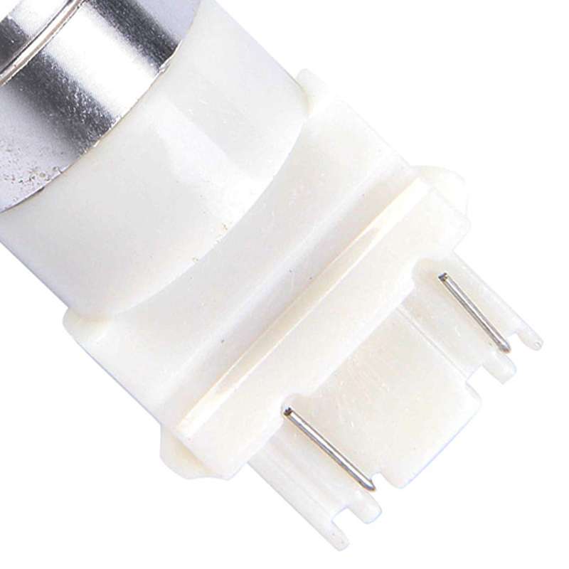 2 PCS T25/3157 Dual Wires 2300 LM 6000K 30W White Light 6 LED Canbus Car Brake Light Bulb, DC 12V
