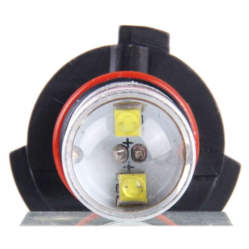 2 PCS 9005 30W 350 LM 6000K White Light 6 LED Car Fog Light Bulb, DC 12V