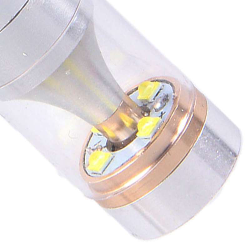 2 PCS H1 30W 350 LM 6000K White Light 6 LED Car Fog Light Bulb, DC 12V