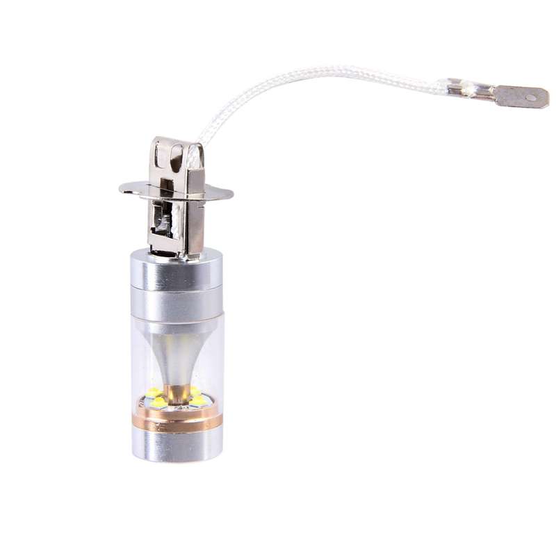 2 PCS H3 30W 350 LM 6000K White Light 6 LED Car Fog Light Bulb, DC 12V