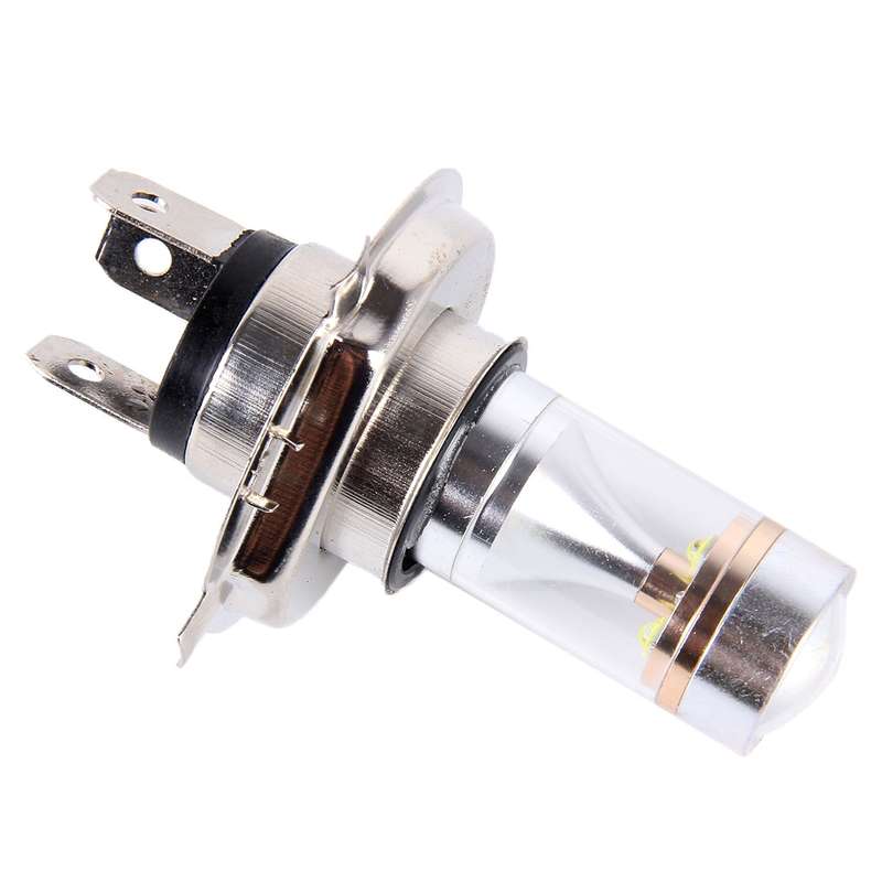 2 PCS H4 350 LM 6000K 30W White Light 6 LED Car Fog Light Bulb, DC 12V
