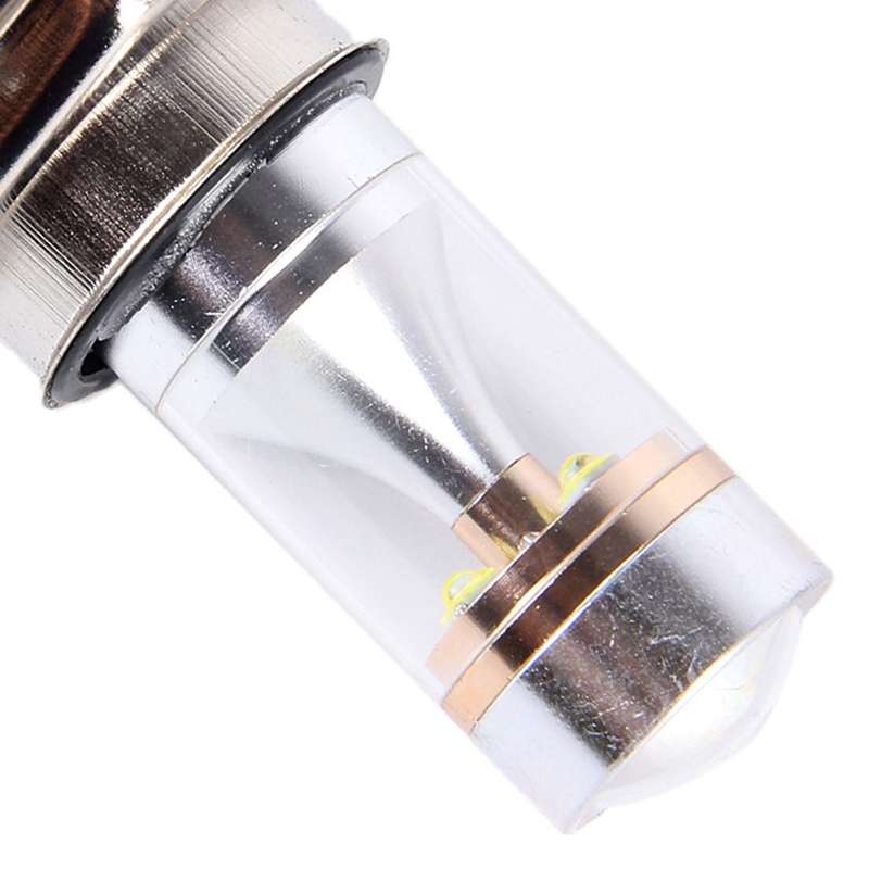 2 PCS H4 350 LM 6000K 30W White Light 6 LED Car Fog Light Bulb, DC 12V