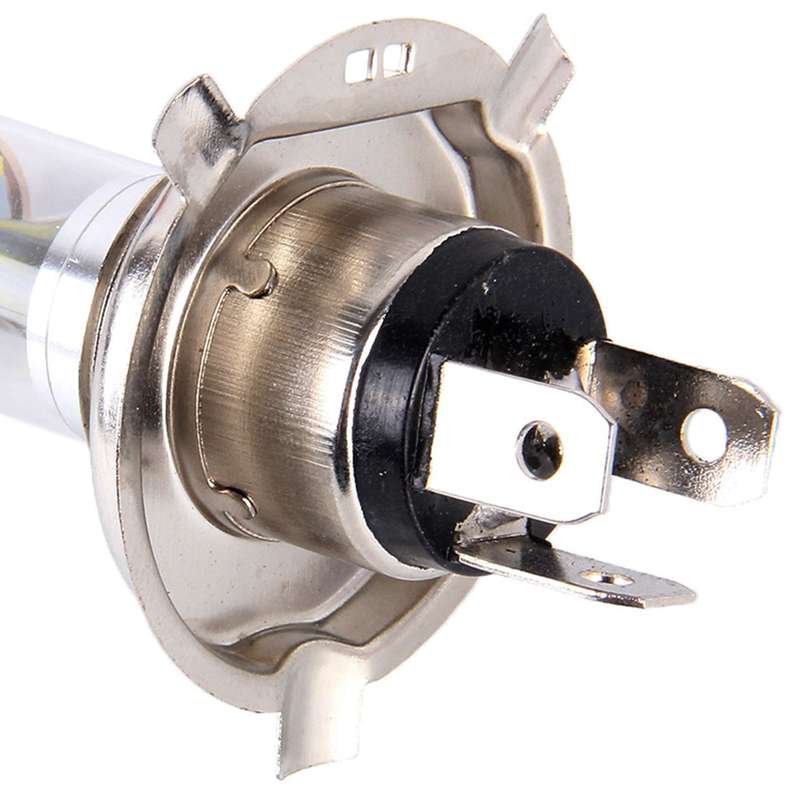 2 PCS H4 350 LM 6000K 30W White Light 6 LED Car Fog Light Bulb, DC 12V