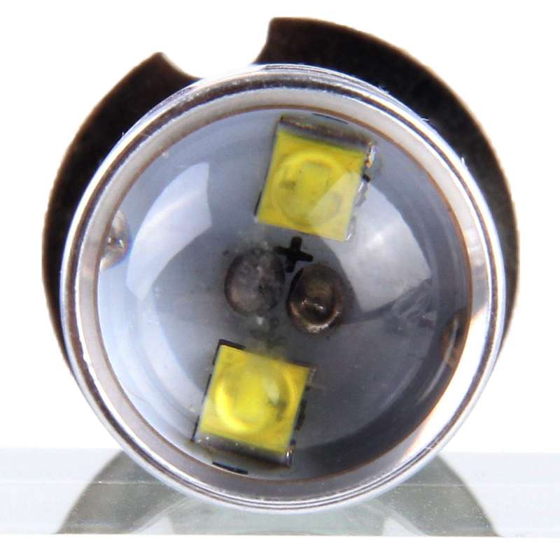 2 PCS H4 350 LM 6000K 30W White Light 6 LED Car Fog Light Bulb, DC 12V