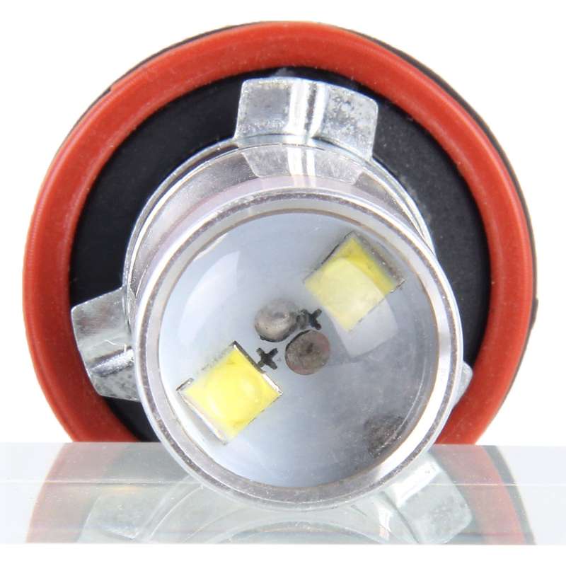 2 PCS H8/H11 30W 350 LM 6000K White Light 6 LED Car Fog Light Bulb, DC 12V