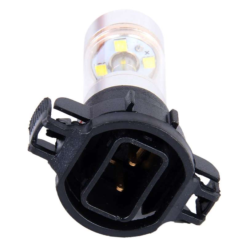 2 PCS H16 30W 350LM 6000K White Light 6 LED Car Fog Light Bulb, DC 12V