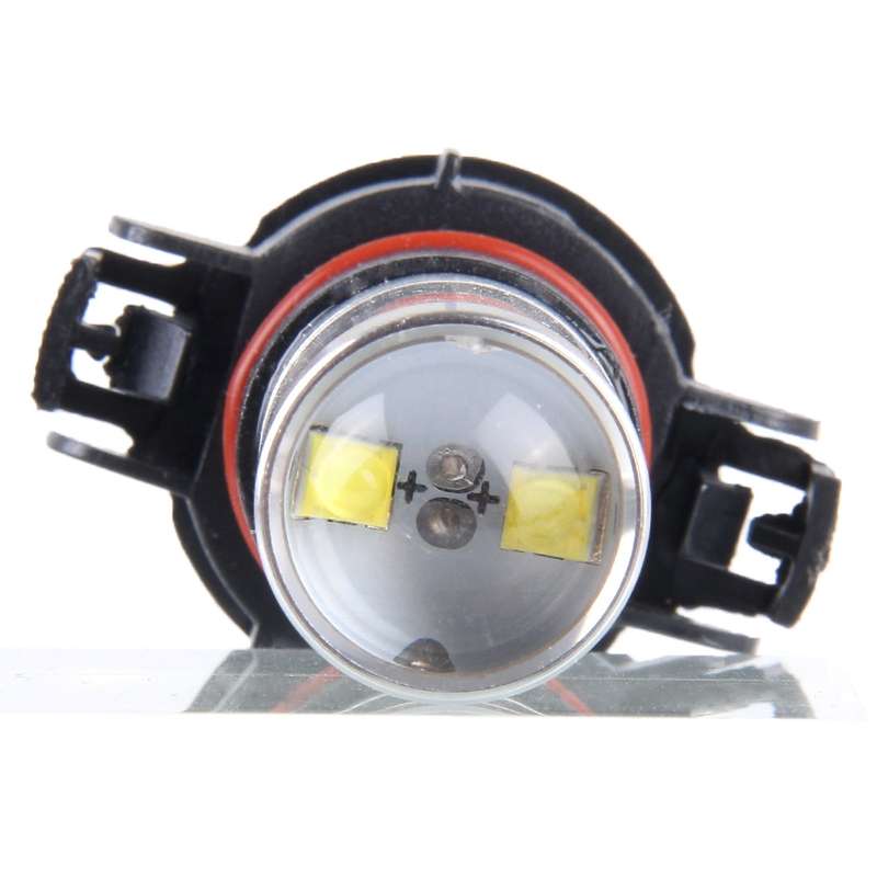 2 PCS H16 30W 350LM 6000K White Light 6 LED Car Fog Light Bulb, DC 12V