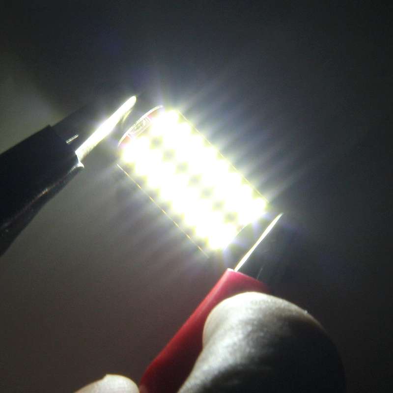 2 PCS DC 12V 3W 36MM Bicuspid Car Door Lamps Registration Mark light Dashboard Dome Door Lights LED
