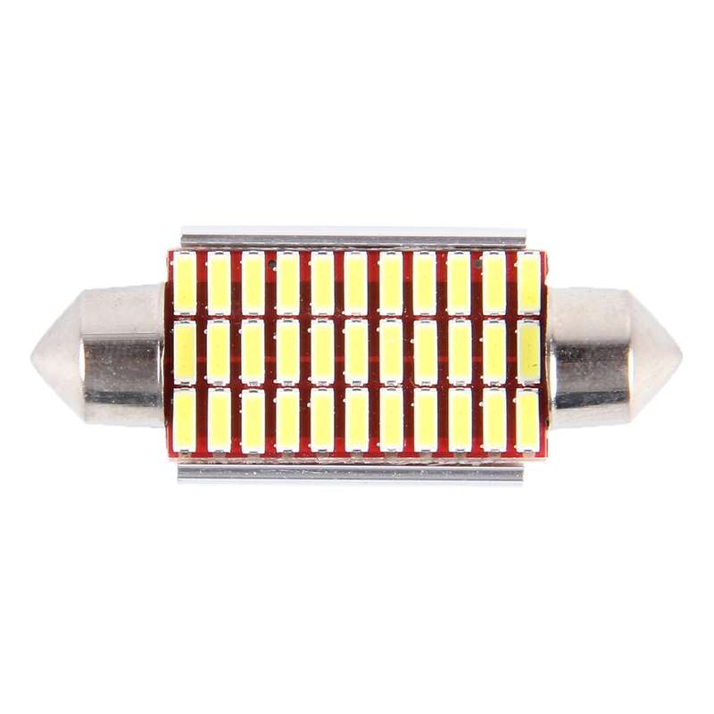 2 PCS DC 12V 6W 41MM Bicuspid Car Door Lamps Registration Mark light Dashboard Dome Door Lights LED