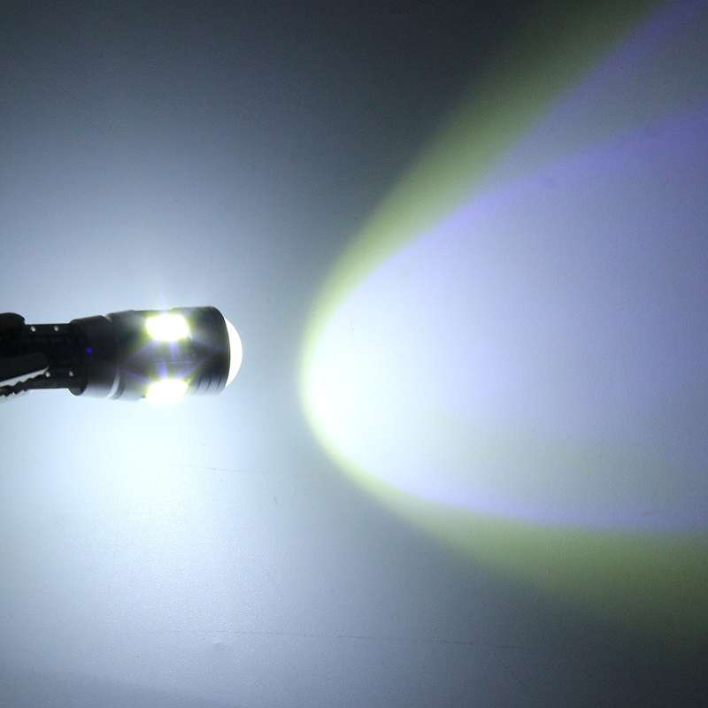 2PCS T10 3W White Light 6 SMD 5630 LED Error-Free Canbus Car Clearance Lights Lamp, DC 12V